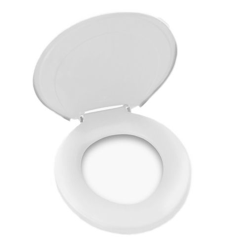Assento sanitário 38X50 cm oval almofadado branco - Granplast