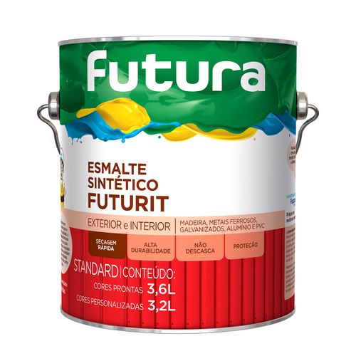 Esmalte sintético 3,6 l futurit brilhante standard - Futura