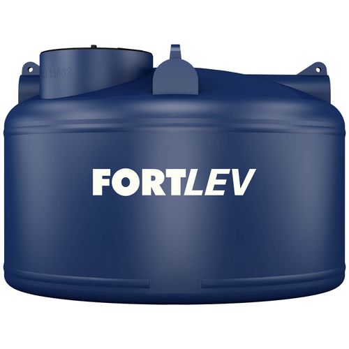 Tanque com tampa 5000 l polietileno azul - Fortlev