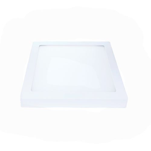 Painel quadrado 22X22 cm popular sobrepor 18W 6500K LED bivolt branco - Avant