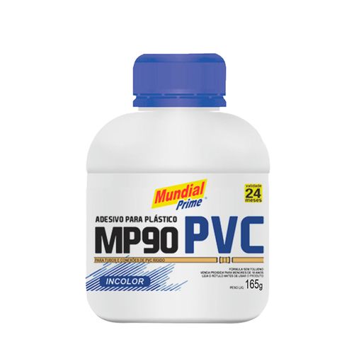 Adesivo para PVC 165 g MP90 incolor - Mundial Prime