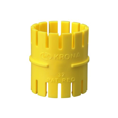 Luva para corrugado 25 mm antichamas amarelo - Krona