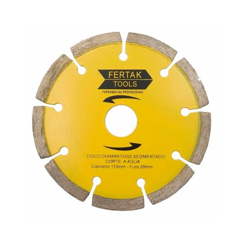 Disco segmentado 20X110 mm diamantado amarelo - Fertak