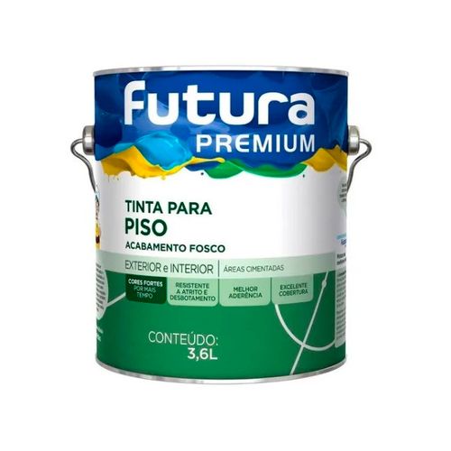 Tinta acrilica 3,6 l premium piso branco - Futura