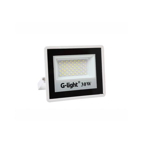 Refletor 30W 6500K slim LED branco - G-Light