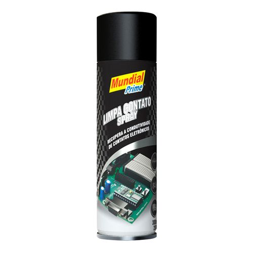 Limpador para contato eletrônico 300 ml spray  - Mundial Prime