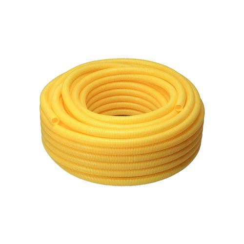 Tubo para instalação elétrica 20mmX50m corrugado PVC amarelo - Krona