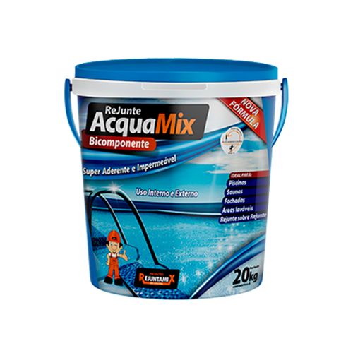 Rejunte flexível 1 kg acquamix platina - Rejuntamix